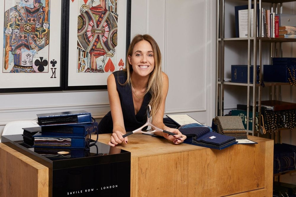 Daisy Knatchbull, The Deck - Saville Row, with a Lou Hansell hanger