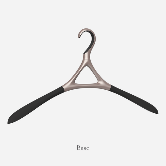 Image of Lou Hansell's H series base clothes hanger in Rose Gold.