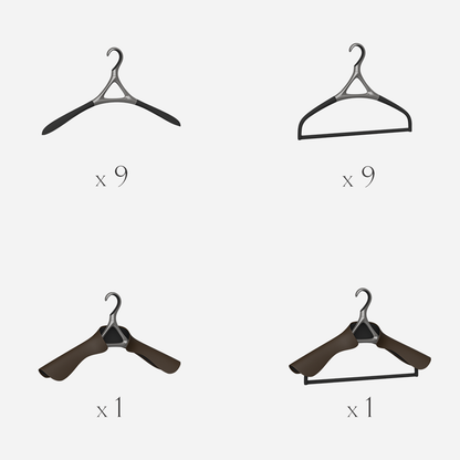 Ensemble de 4 · Gun Metal · Série H