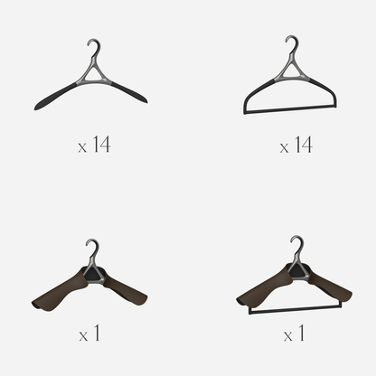 Ensemble de 4 · Gun Metal · Série H