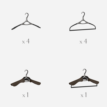 Ensemble de 4 · Gun Metal · Série L