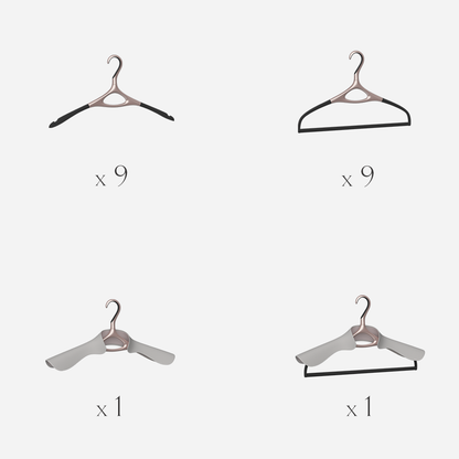 Juego de 4 · Oro Rosa · Serie H