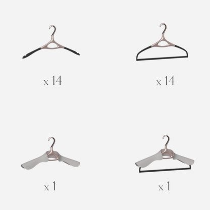 Juego de 4 · Oro Rosa · Serie H